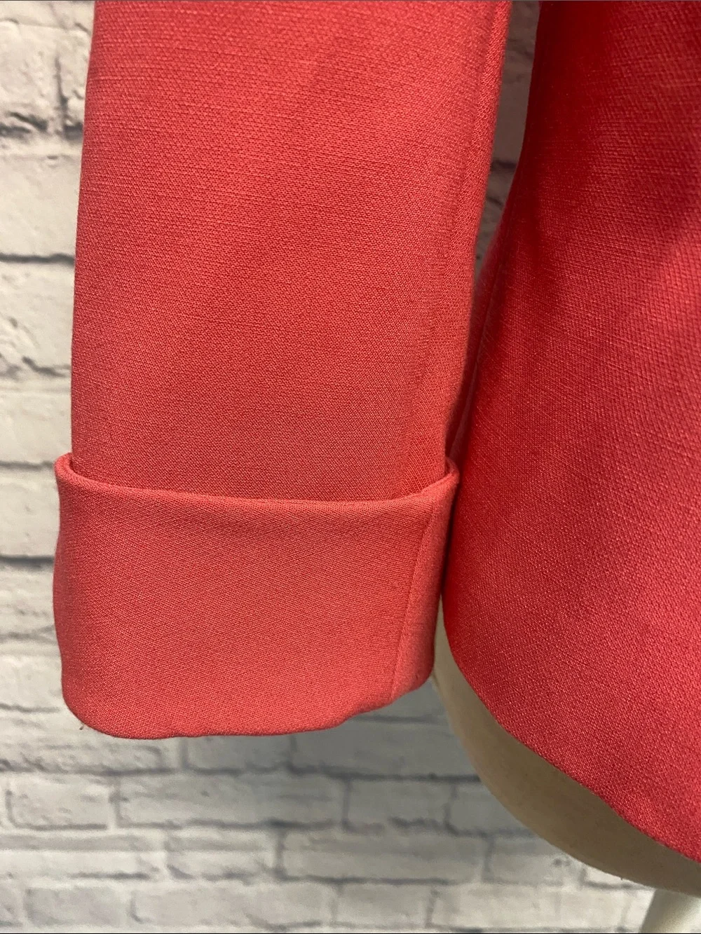 Tahari Pink Blazer with Gold Accent Buttons Size 6